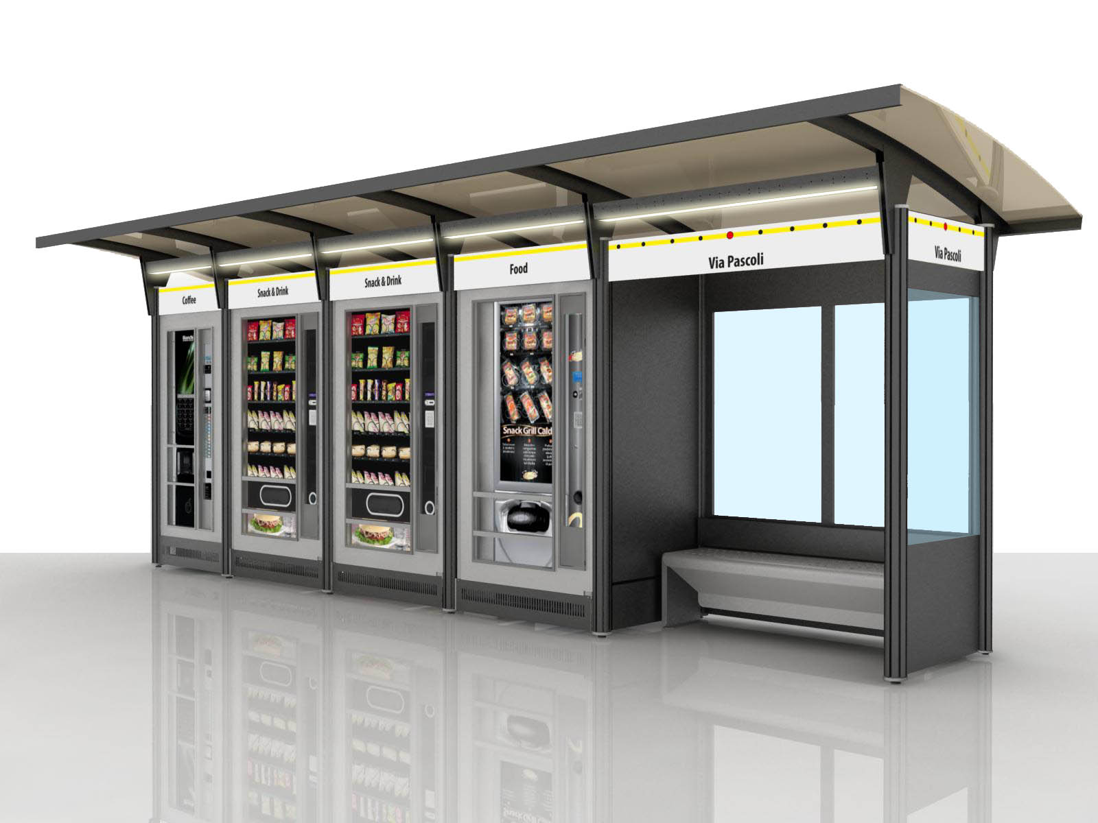 Distributori automatici per esterni